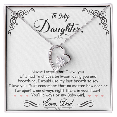 My Baby Girl - Forever Love Necklace
