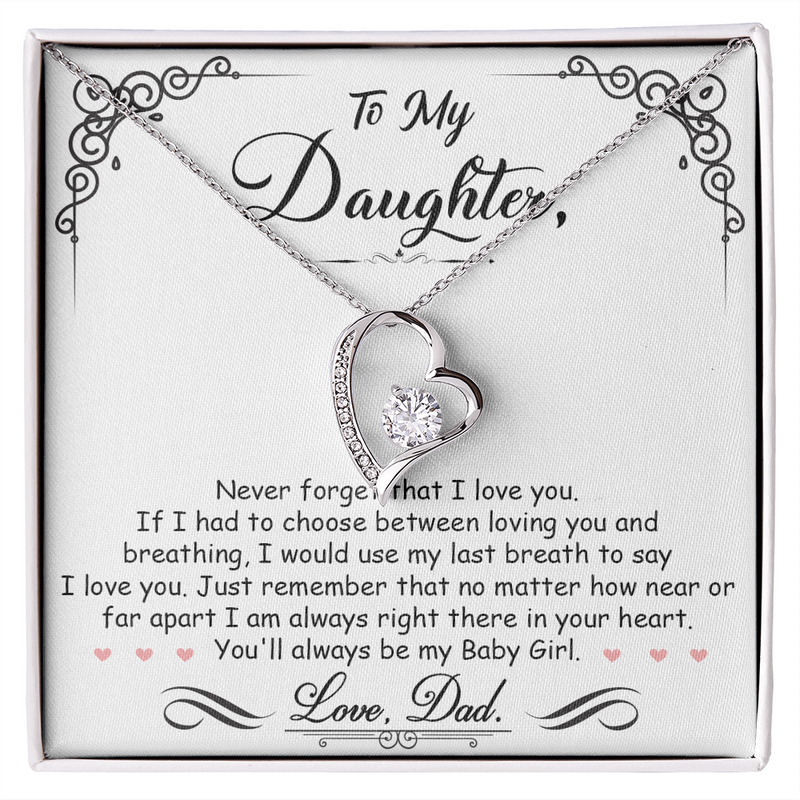 My Baby Girl - Forever Love Necklace